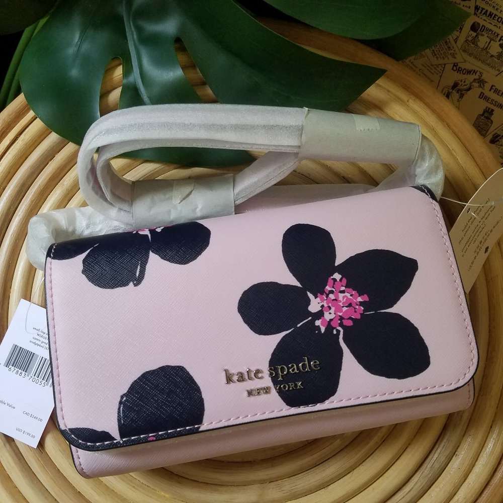 Small Flap Crossbody Kate Spade Grand Flora Pink - Picture 13 of 13